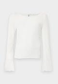 ONLY ONLVINNIE - Long sleeved top - cloud dancer