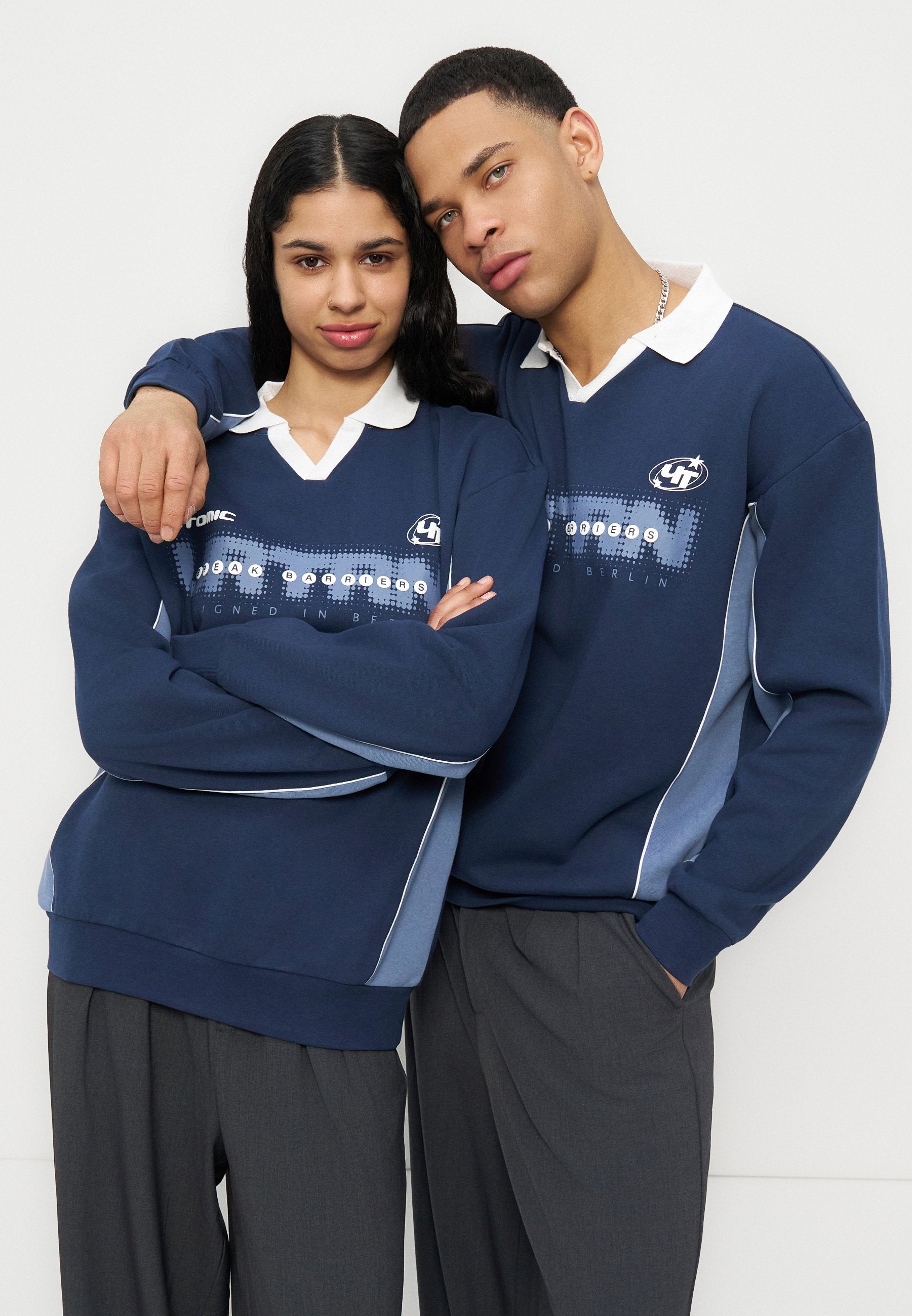 YOURTURN RELAXED FIT SPORTY POLO