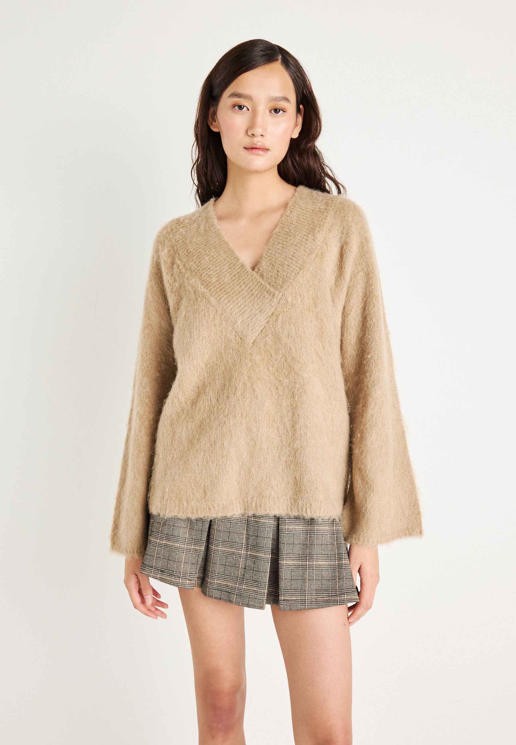 Gina Tricot V NECK SWEATER