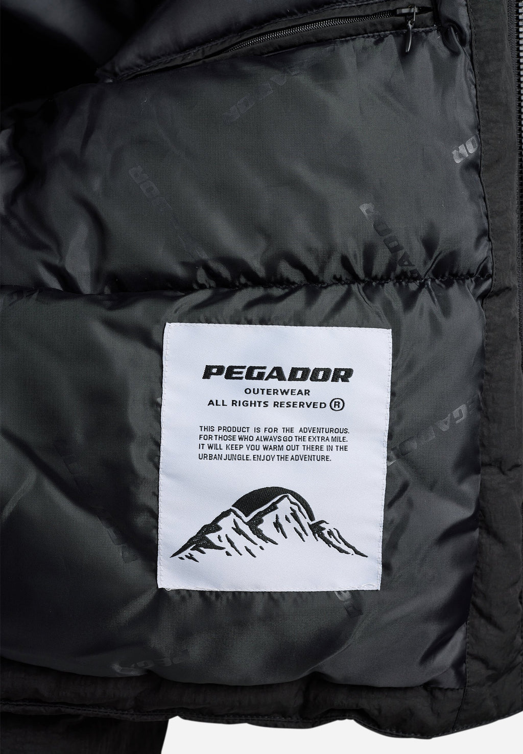 Pegador EDSON CRUSHED CROPPED BOXY PUFFER JACKET