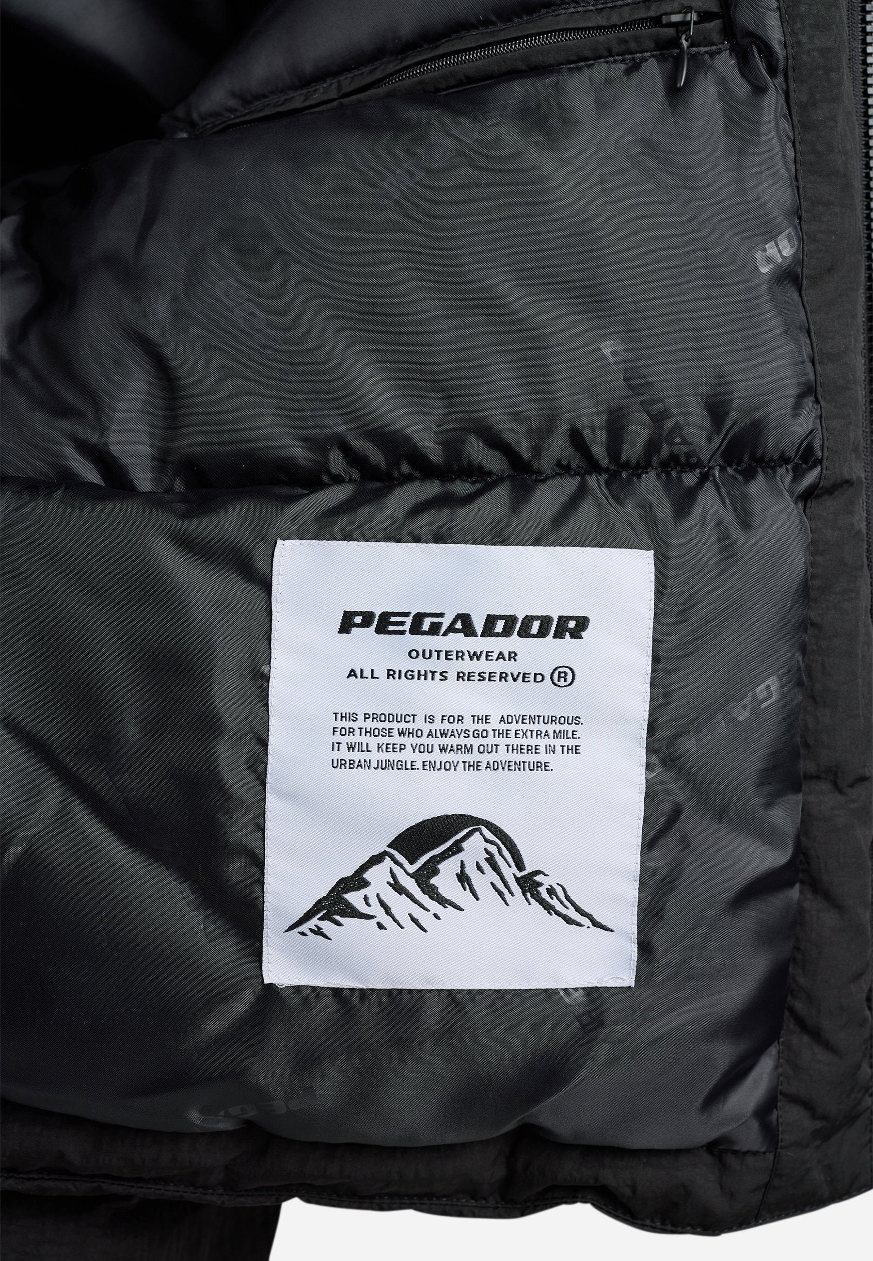 Pegador EDSON CRUSHED CROPPED BOXY PUFFER JACKET