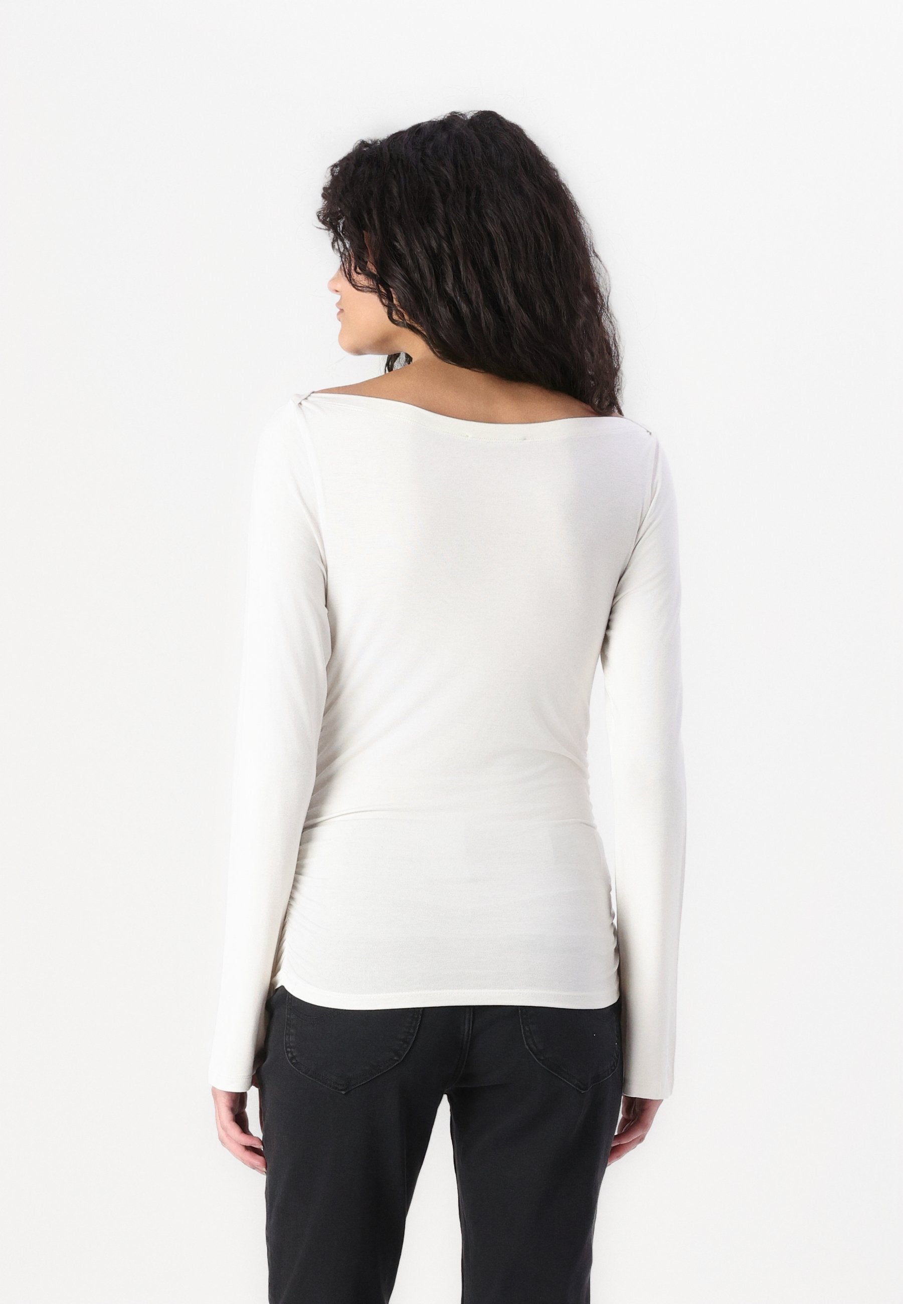 Gina Tricot SOFT TOUCH BOATNECK TOP