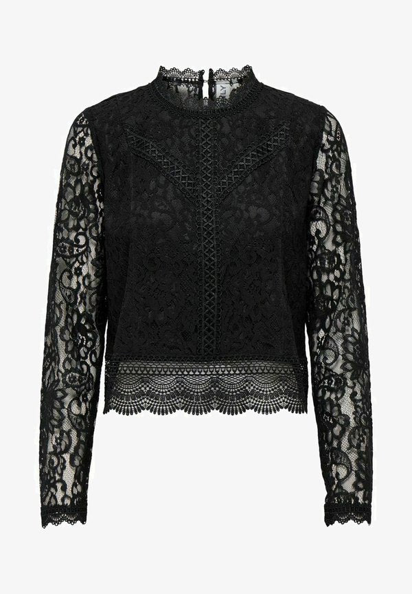 ONLY MIT LANGEN ÄRMELN - Blouse - black
