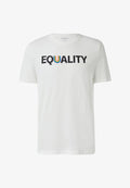 s.Oliver MIT PRIDE-MOTIV - Basic T-shirt - weiß