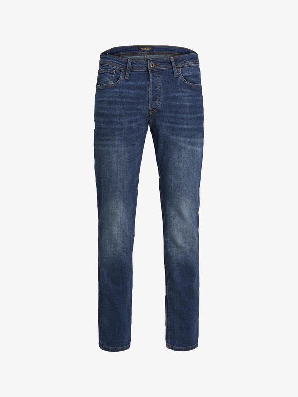 Jack & Jones TIM SLIM STRAIGHT - Slim fit jeans - blue denim
