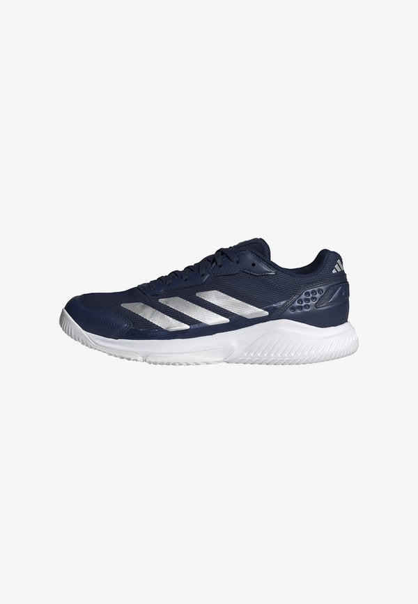 adidas Performance COURTQUICK  - Padel shoes - dark blue   silver metallic   cloud white