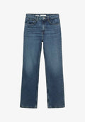 Mango Straight leg jeans - dark blue