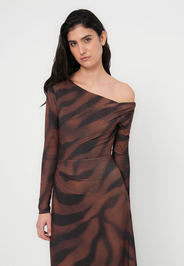 Forever New AIMEE  PRINT ONE SHOULDER MAXI