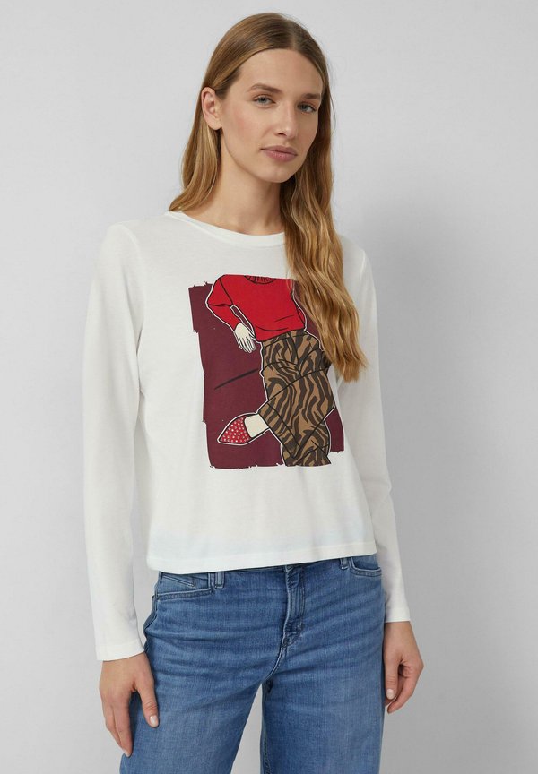 s.Oliver Long sleeved top - ecru