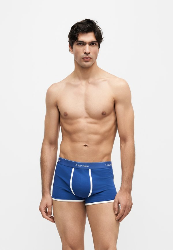 Calvin Klein Underwear RETRO - Trunks - blue river fog/white