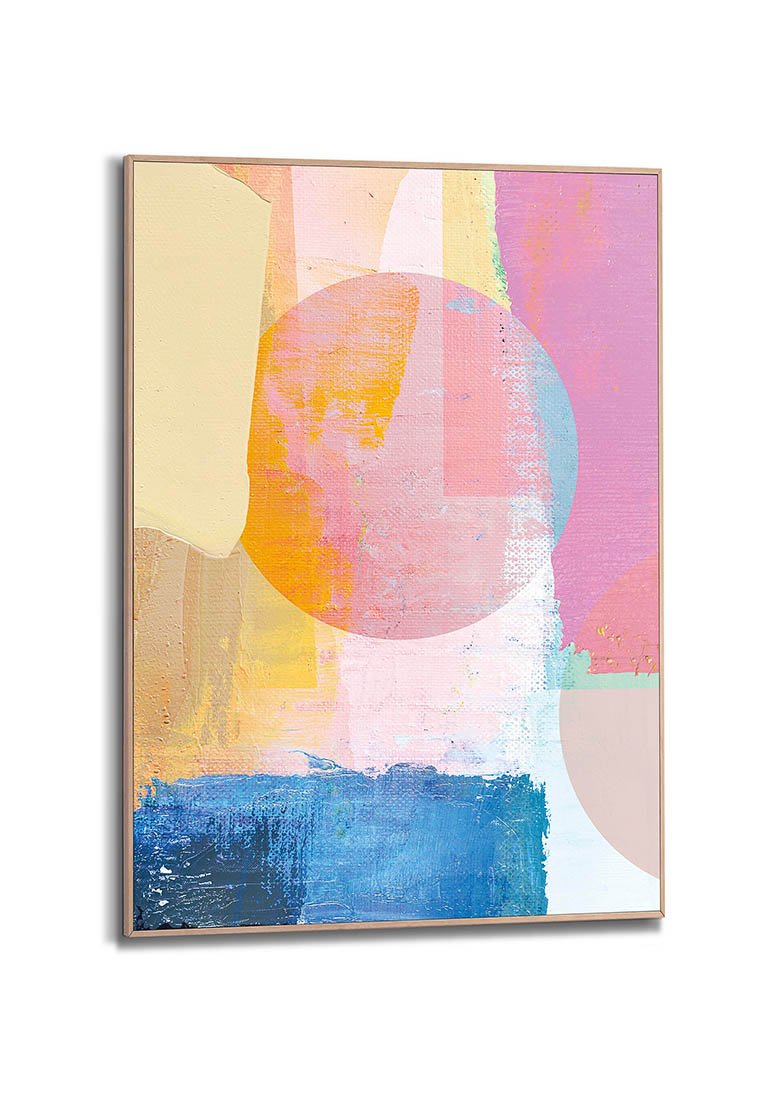 Orange Wallz COLOURFUL MODERN ABSTRACT