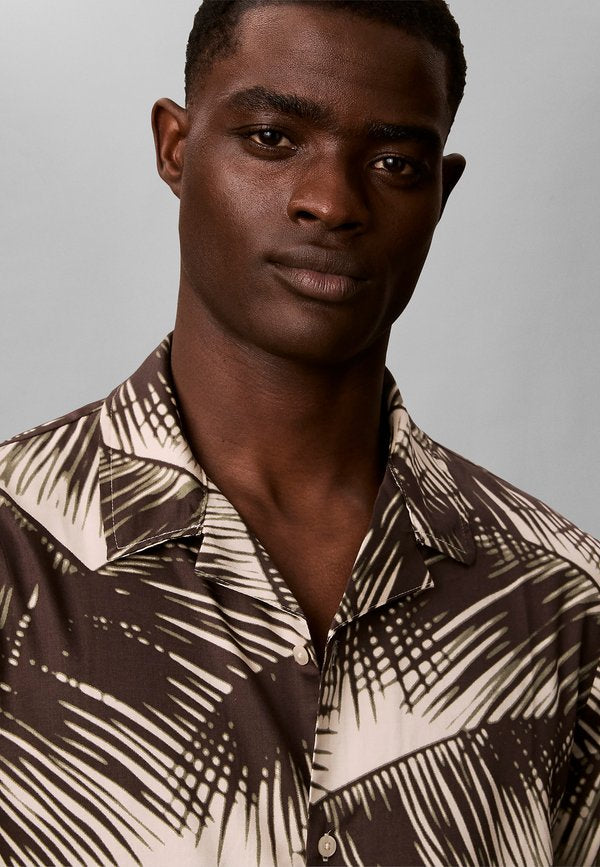 Calvin Klein Swimwear CALVIN KLEIN SWIMWEAR ALL-OVER PRINTED BEACH SHIRT