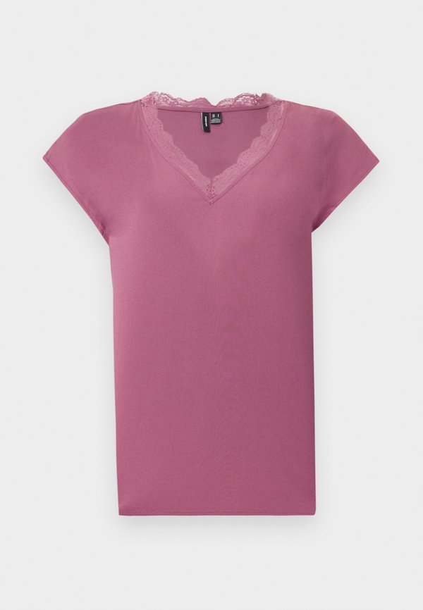 Vero Moda VMBELLA - Print T-shirt - rose brown