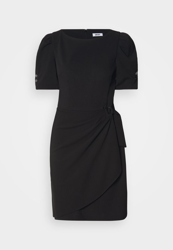 DKNY FAUX WRAP SKIRT
