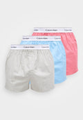 Calvin Klein Underwear ICON 3 PACK - Boxer shorts - brilliant pink/gulf blue/grey heather