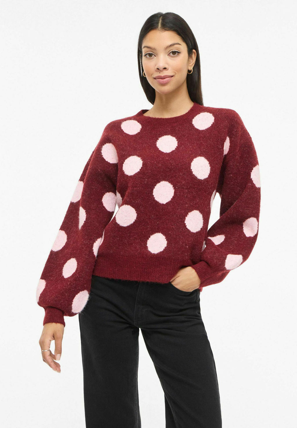 VILA Knitted VILUNA Round neck
