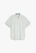 TOM TAILOR Shirt - gardenia white dot structure