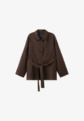 Mango ADULT - Button-down blouse - brown