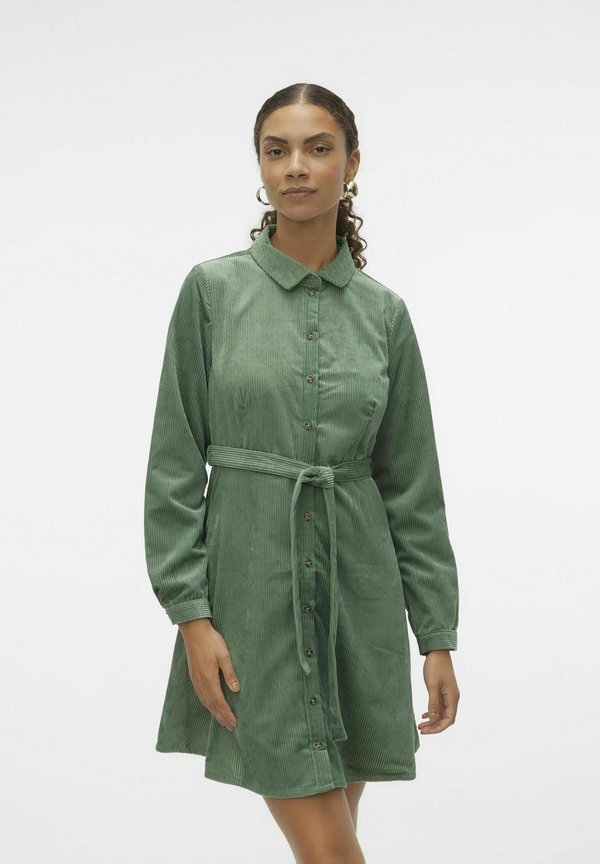 Vero Moda VMNINA Short - Shirt dress - dark ivy