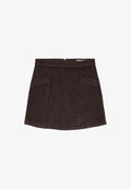 Vero Moda VMKATA SKIRT - Mini skirt - chocolate torte