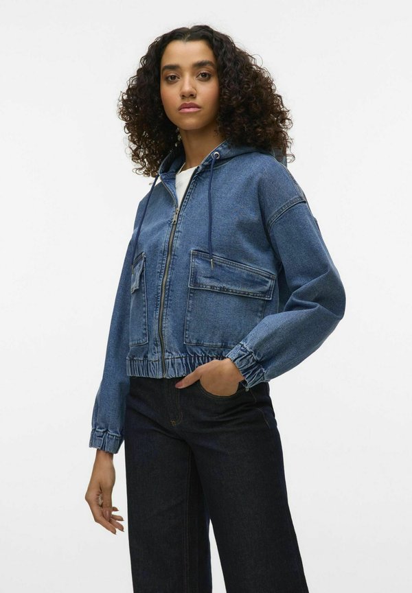 Vero Moda Denim jacket - medium blue denim