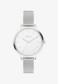 s.Oliver LOVELY TIME - Watch - silver-coloured