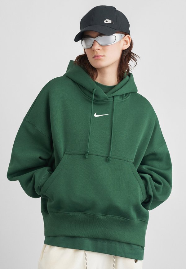 Nike Sportswear W NSW PHNX FLC OOS PO HOODIE - Hoodie - fir/sail