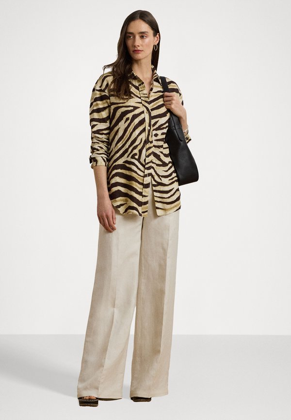 Lauren Ralph Lauren Relaxed fit zebra print linen shirt