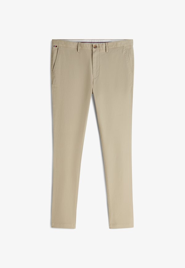 Tommy Hilfiger BLEECKER OPEN STRUCTURE SEASONAL QUALITY - Trousers - batique khaki
