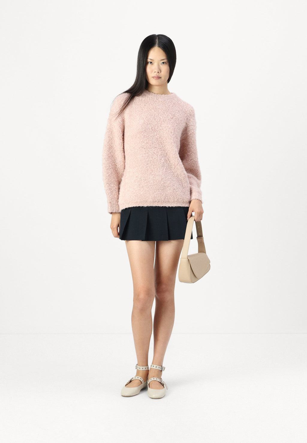 Abercrombie & Fitch WIDE PLEATED MINI SKIRT