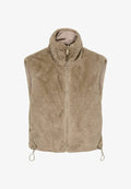 ONLY ONLDANA - Waistcoat - silver mink