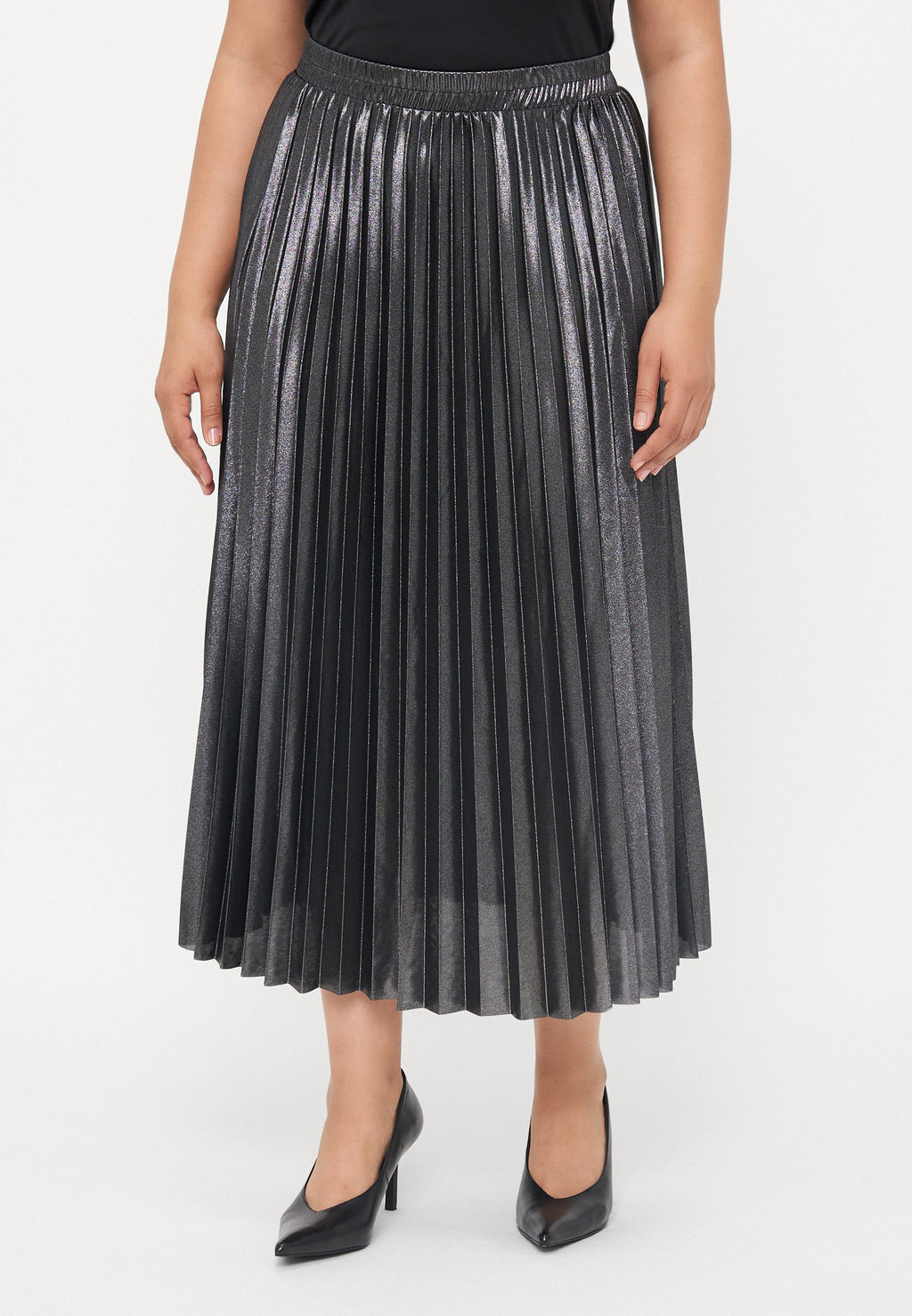 CARLYON PLEATED SHINE SKIRT Media 3