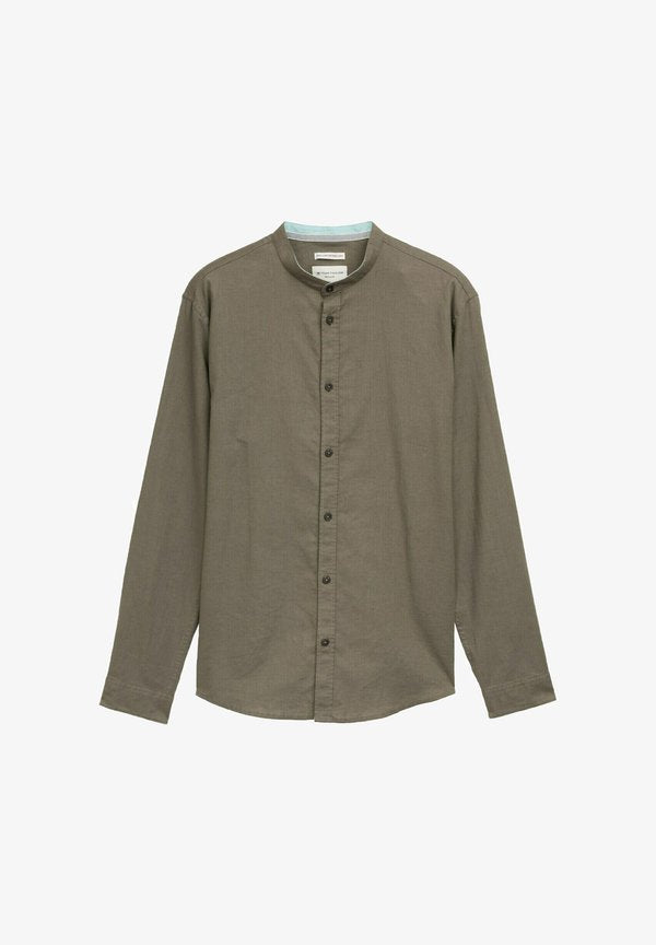TOM TAILOR REGULAR FIT - Shirt - smokey olive green