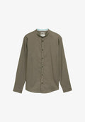 TOM TAILOR REGULAR FIT - Shirt - smokey olive green
