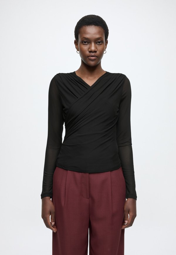 Anna Field MESH WRAP TOP WITH LINING IN BODY