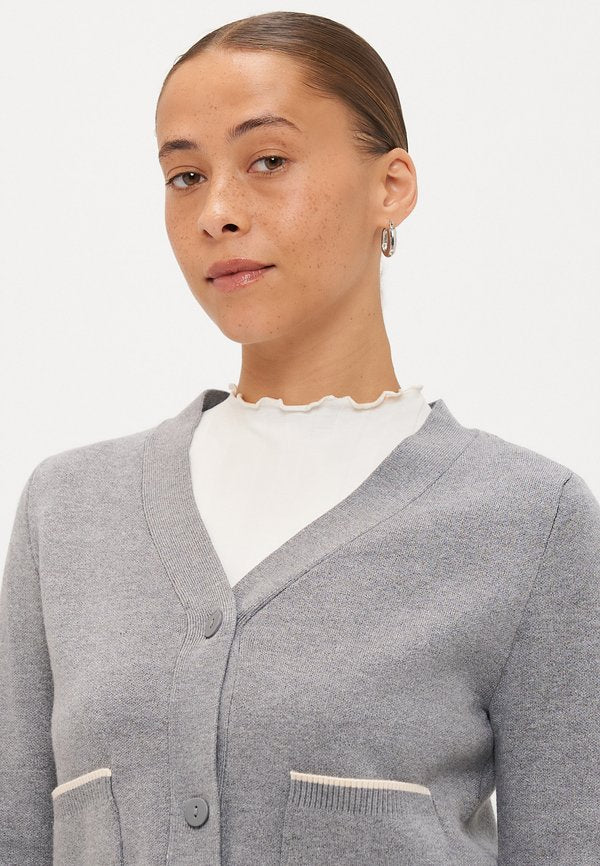 Vero Moda Petite VMGOLD V NECK CONTRAST CARDIGAN