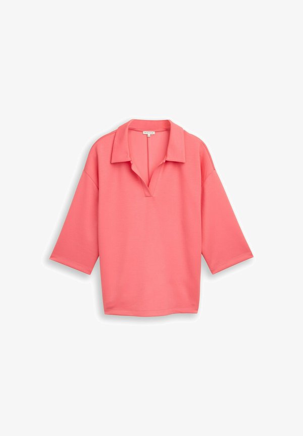 TOM TAILOR PLUS SIZE - LOOSE FIT - Polo shirt - soft coral pink