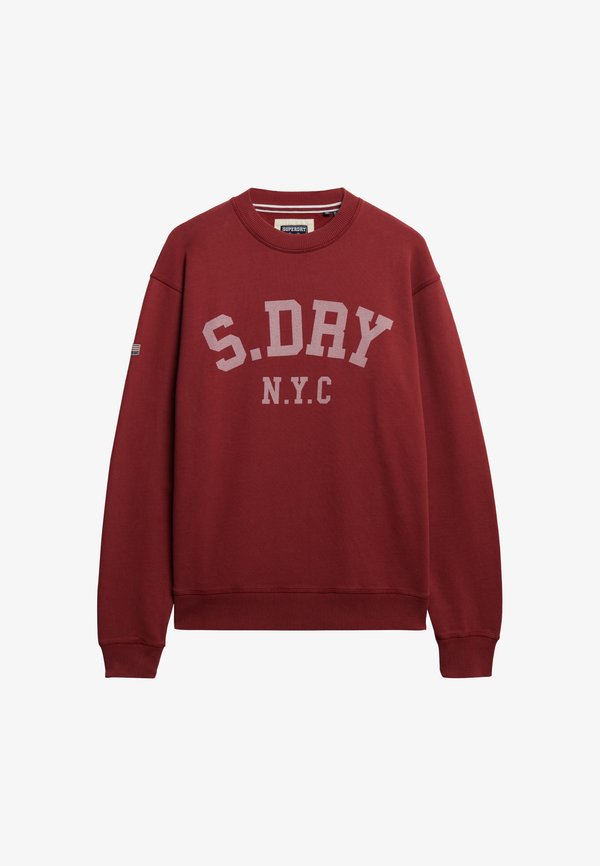 Superdry & Co CREW  - Sweatshirt - bordeaux red