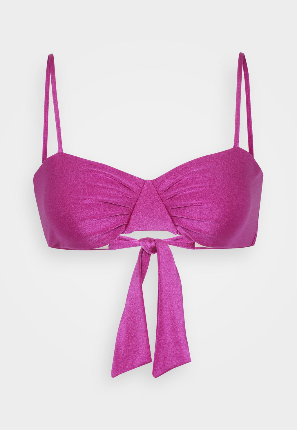 ADRIANA DEGREAS SOLID FRILLED