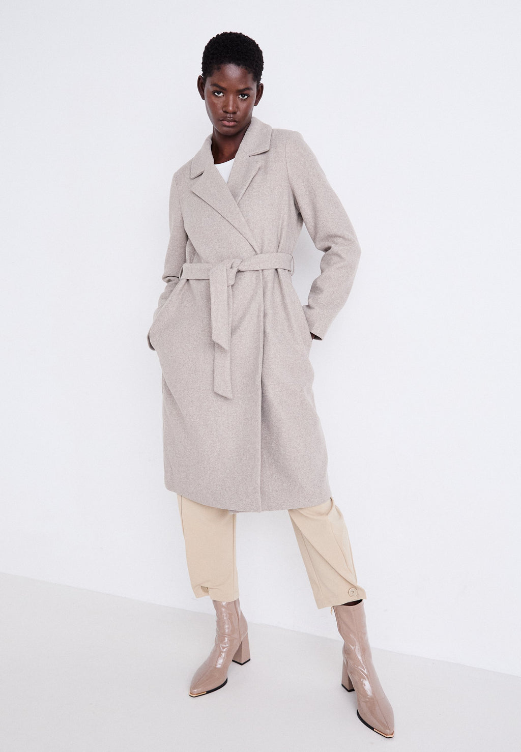 ONLY ONLALVILDA WRAP COAT OTW NOOS