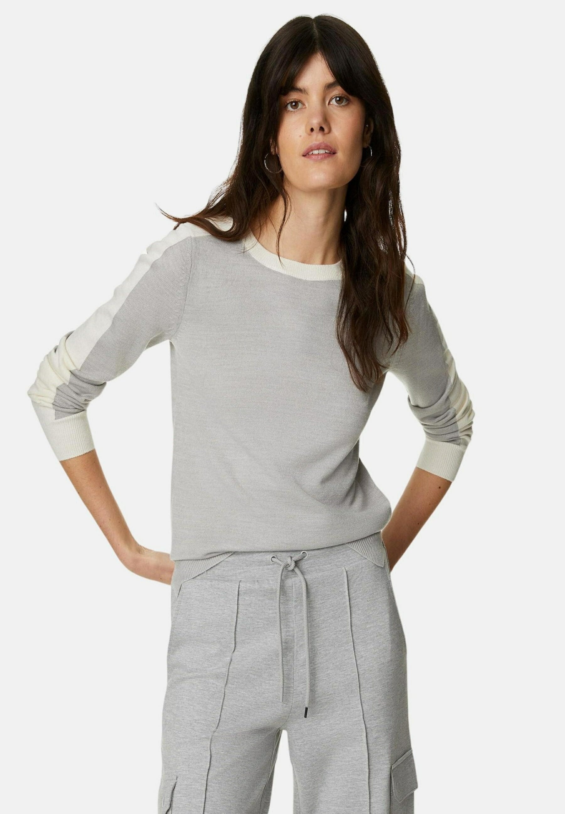 Marks & Spencer SUPERSOFT STRIPED CREW NECK