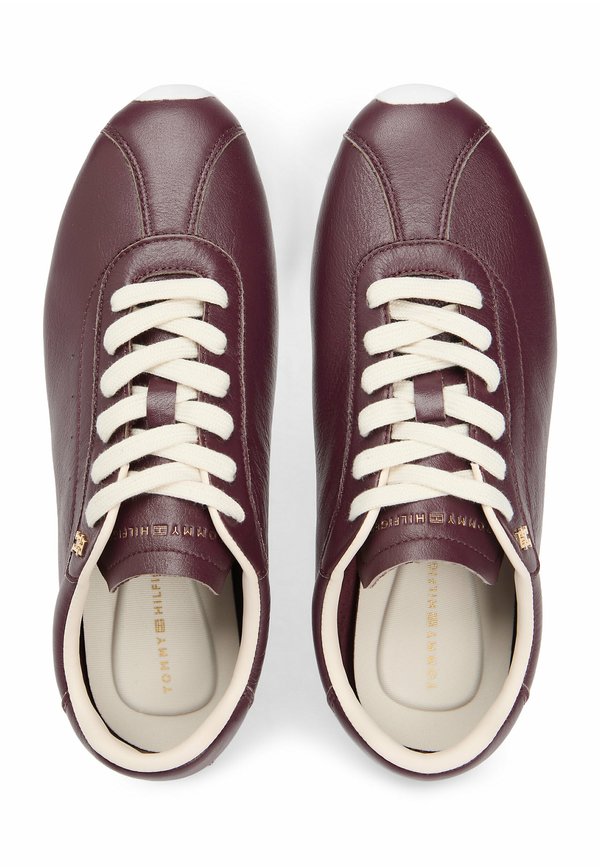 Tommy Hilfiger TH MONOGRAM LOW PROFILE LEATHER TRAINERS