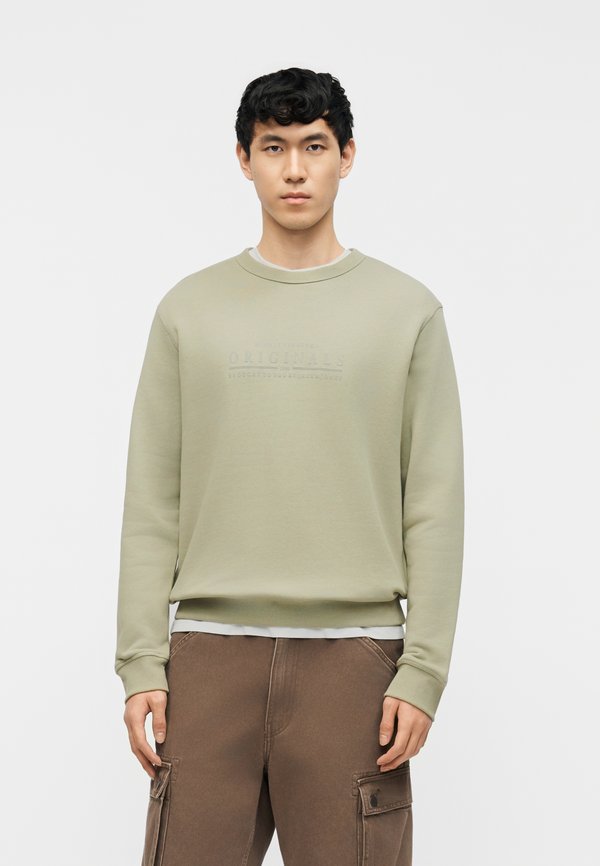 Jack & Jones JORCATSKILLS MINIMAL CREW NECK - Sweatshirt - seagrass
