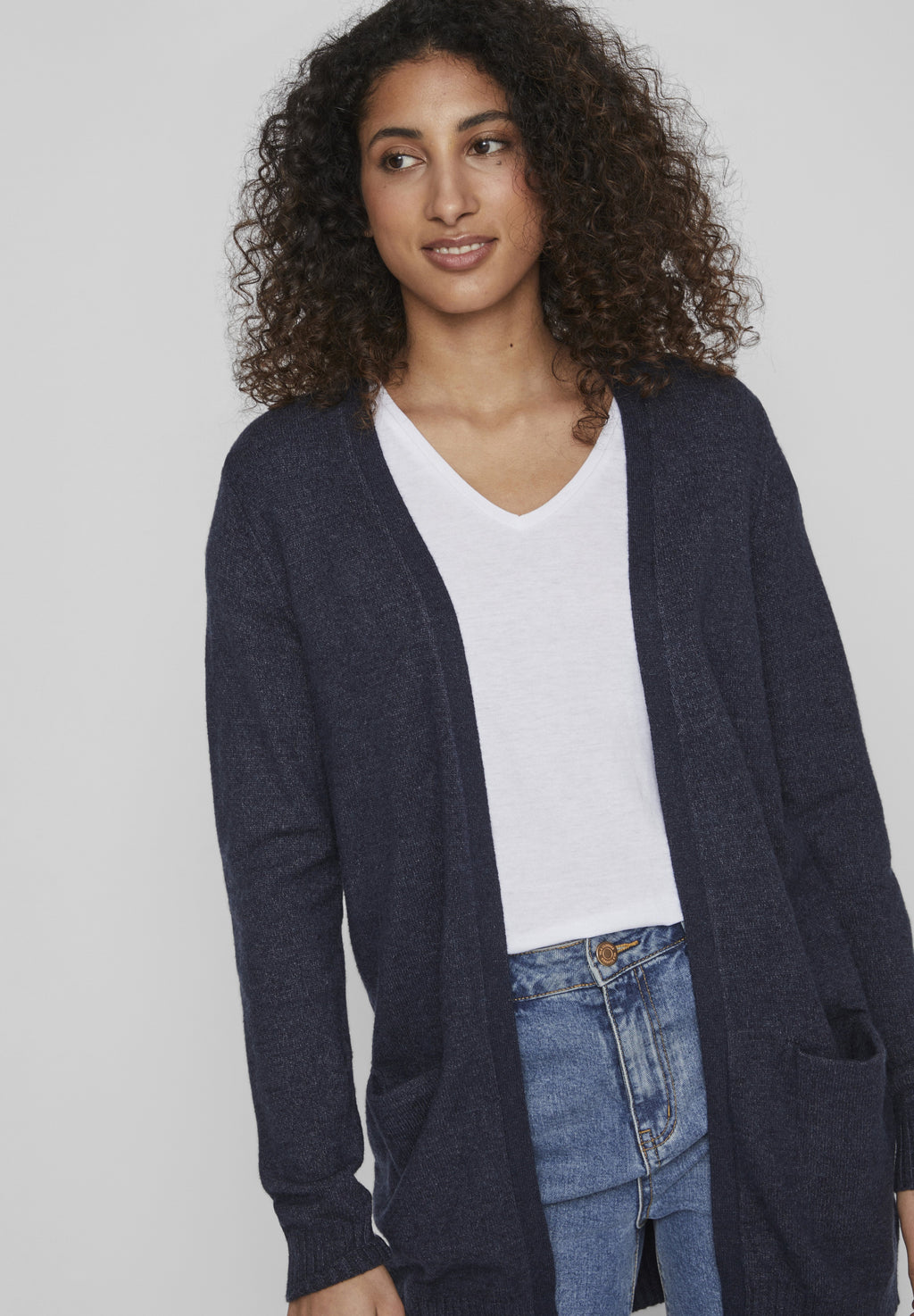 VILA VIRIL OPEN L/S KNIT CARDIGAN - NOOS