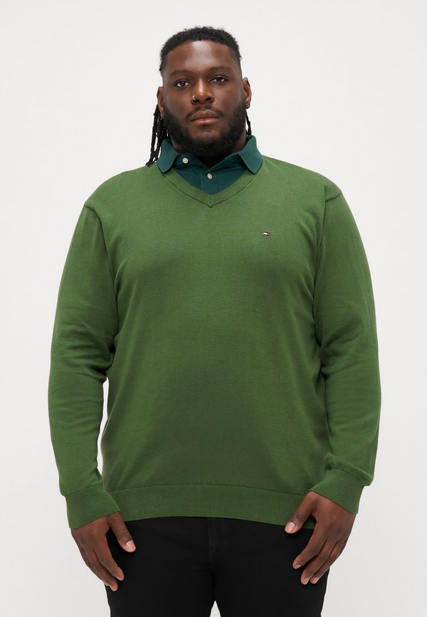 Tommy Hilfiger ESSENTIAL V NECK - Jumper - mountain pine