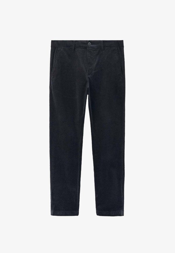 Mango Trousers - granatowy