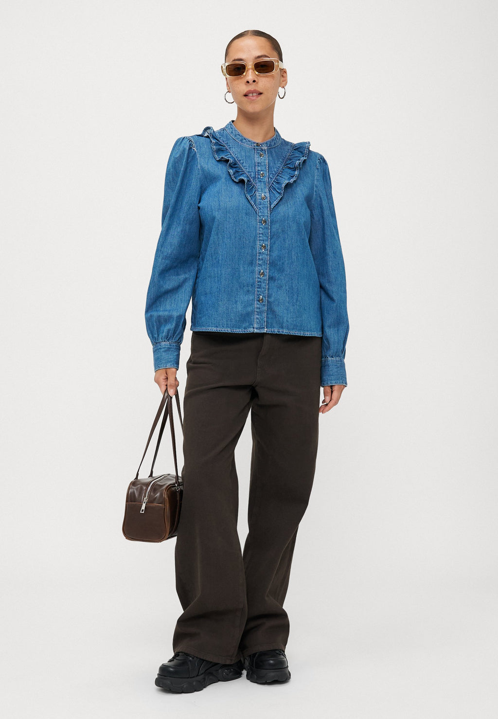 ONLDASHA SEVIGNY FRILL SHIRT  Media 2