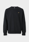 Nike Sportswear CLUB CREW - Sweatshirt - black/mosswood brown