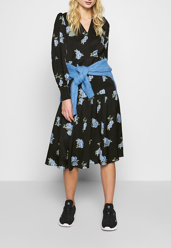 IVY OAK PUFFY DRESS MIDI