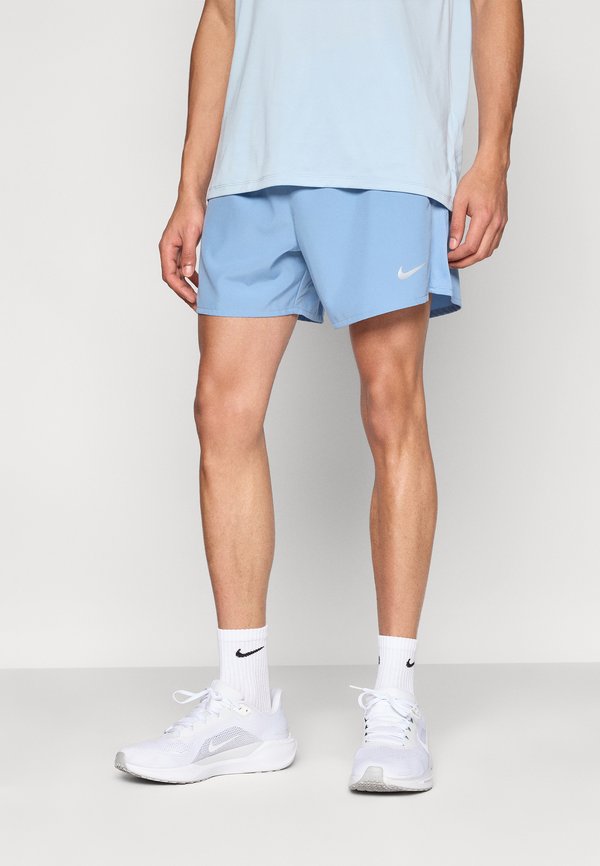 Nike Performance CHALLENGER SHORT - Sports shorts - work blue/black/reflective silver-coloured